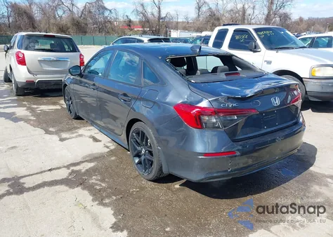 2022 Honda Civic Sport z USA, uszkodzony, nr VIN 2HGFE2F55NH587553